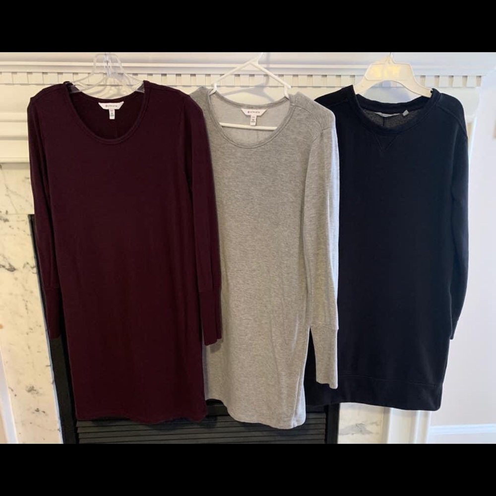 ATHLETA dresses gym sweater cutout yoga crossfit‎